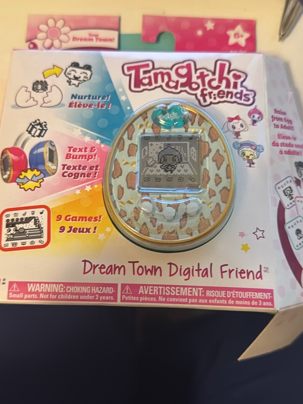 Tamagotchi Friends Dream Town Digital Pet - Pink Leopard Case